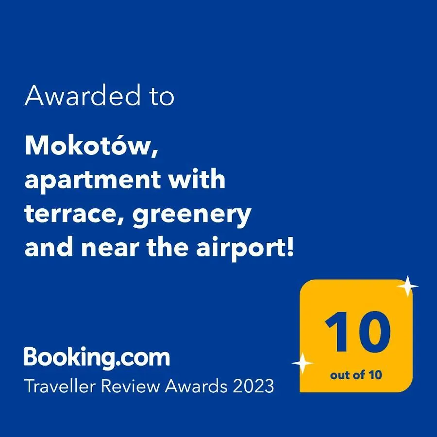 Mokotow, Apartment With Terrace, Greenery And Near The Airport! Warsaw Poland
